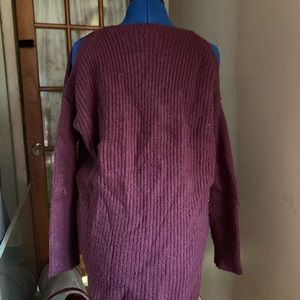 Red sweater dress